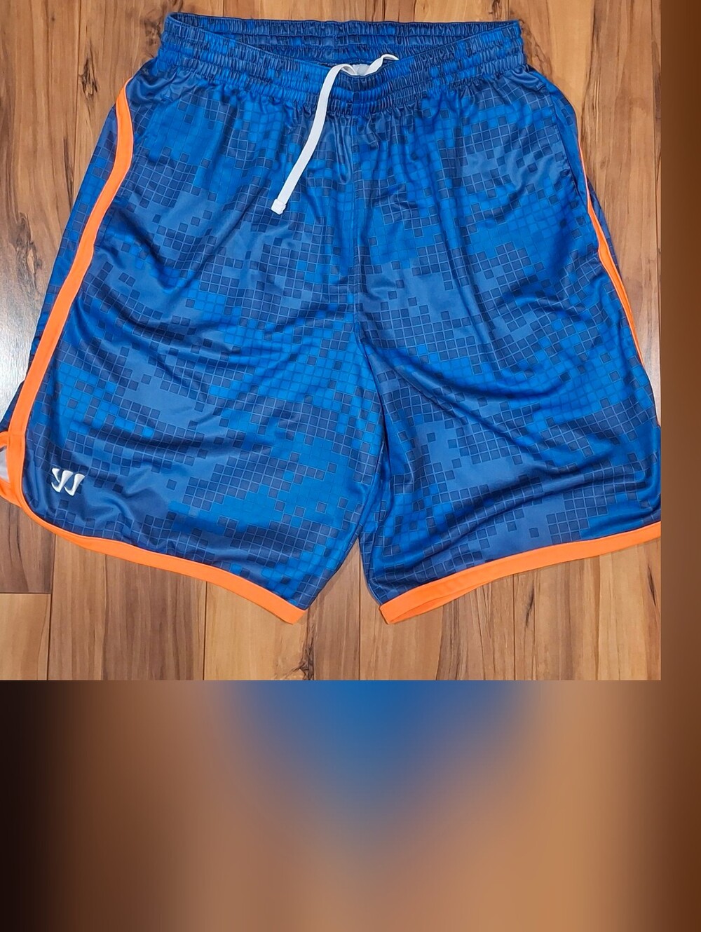 Warrior Lax Mens Medium Blue & Orange Athletic Men's Shorts